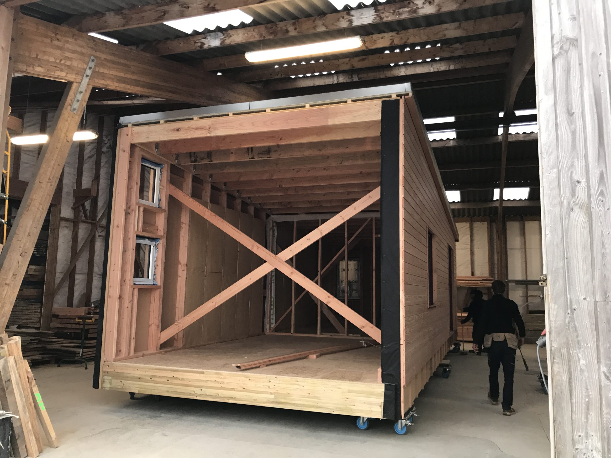 maison habitation modulaire ossature bois