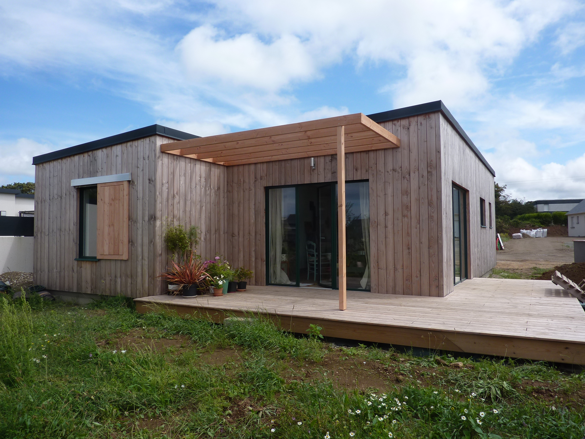 maison de plain pied en ossature bois