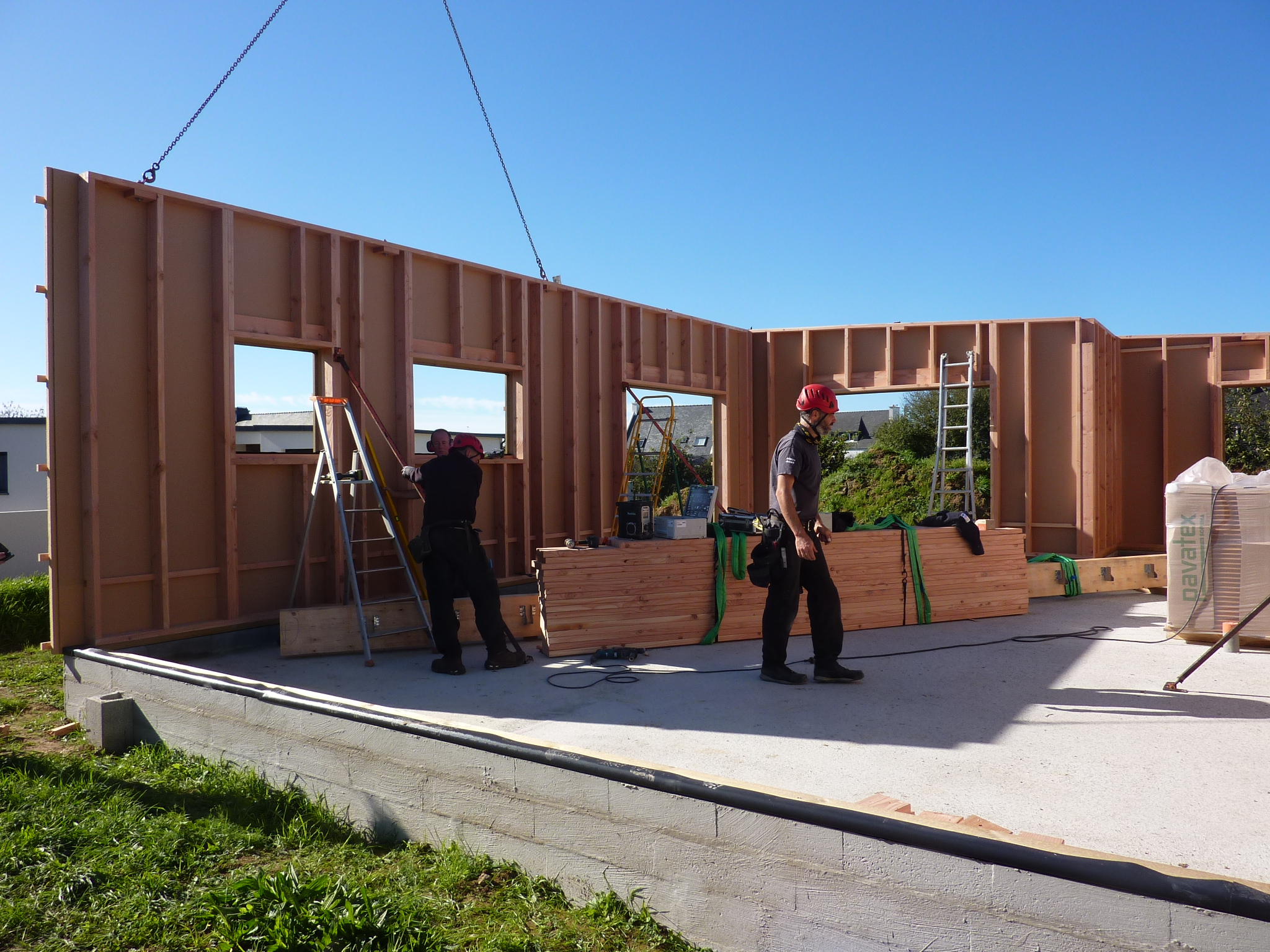 maison de plain pied en ossature bois