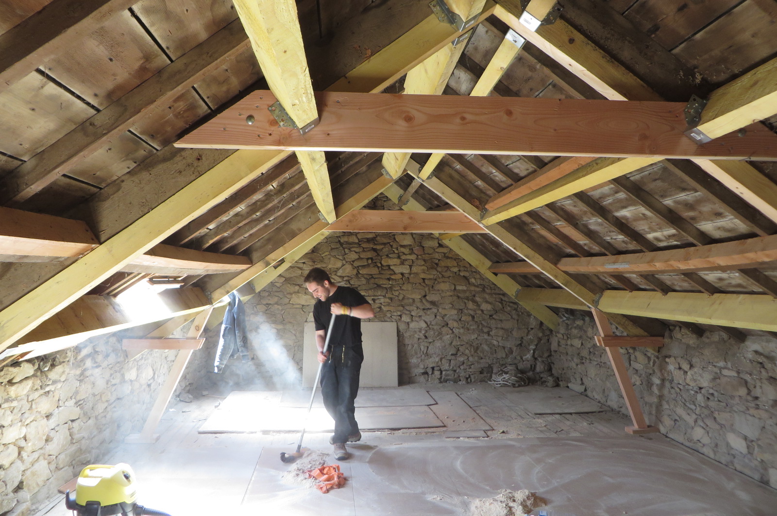 rénovation charpente plouguerneau