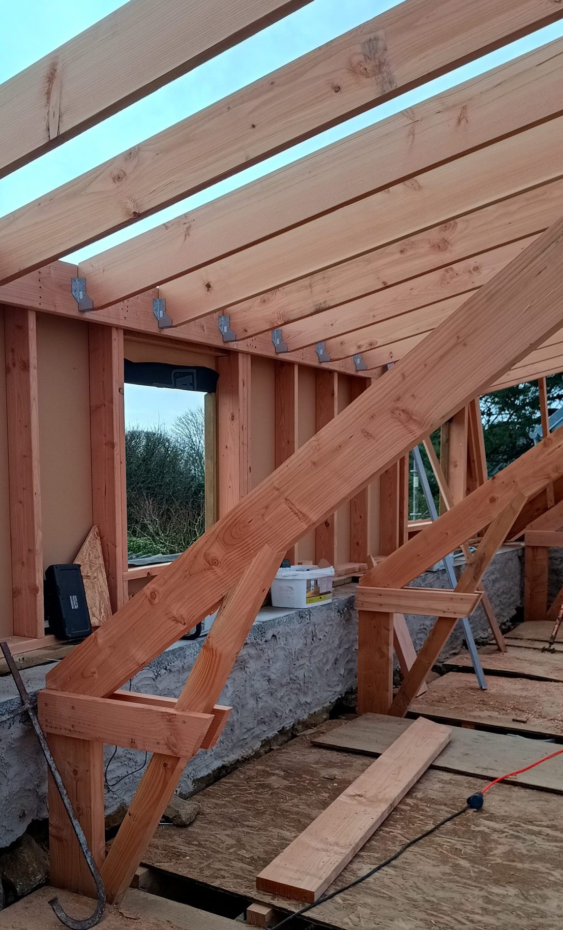 Rénovation d'une charpente