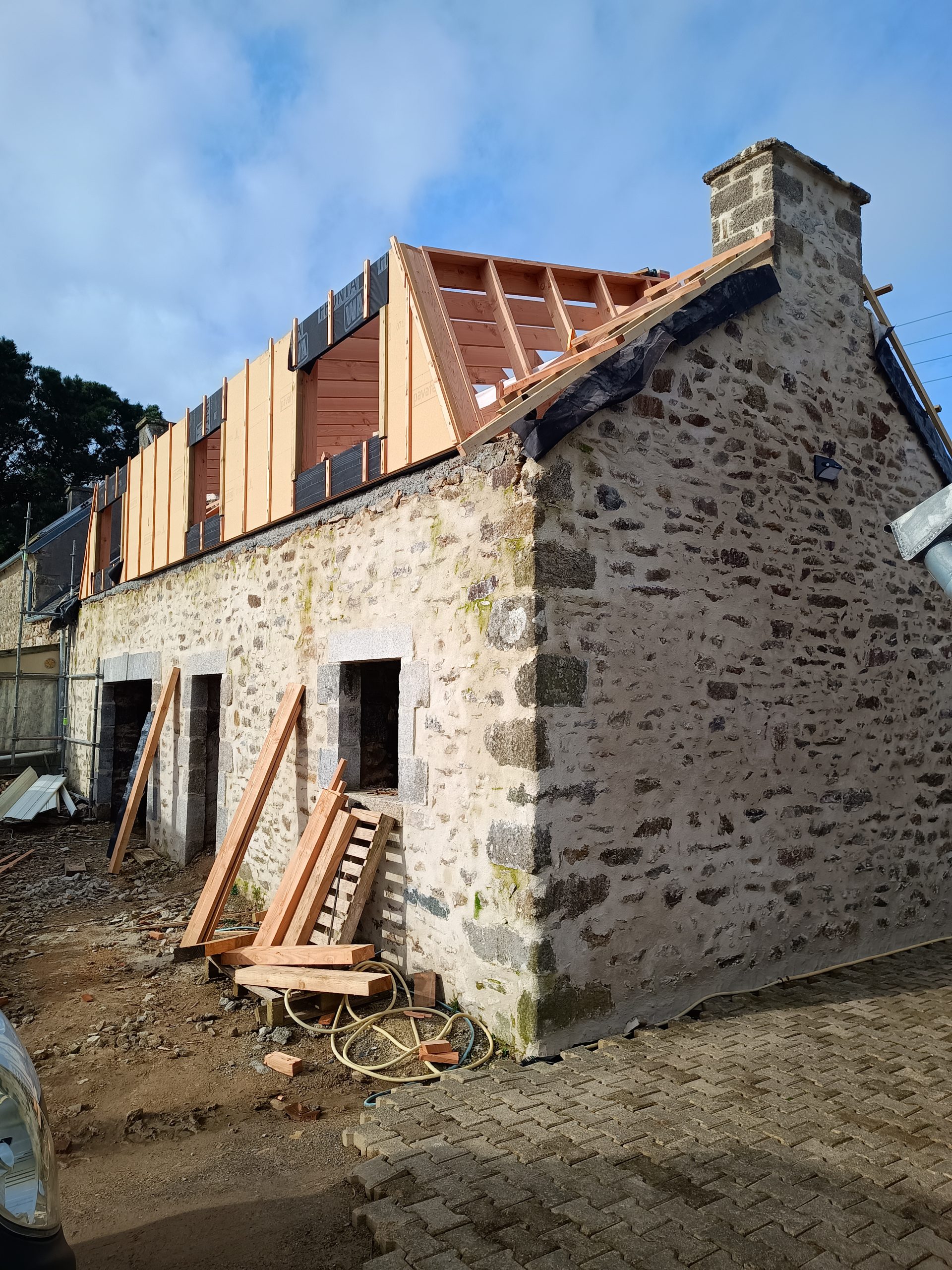 Rénovation d'une charpente