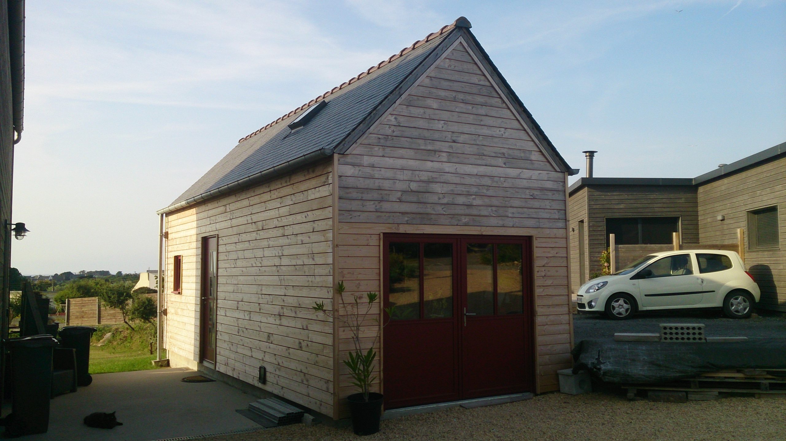 Maison bioclimatique ossature bois landeda